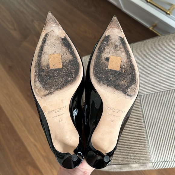 Jimmy Choo Bing 65 - Patent leather mule Size 41 - Picture 6 of 9